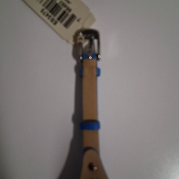 Fossil Women’s Georgia Watch ES3470 | Silver Dial & Blue Leather Strap main image 4